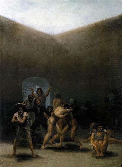 The Yard of a Madhouse, Francisco de Goya